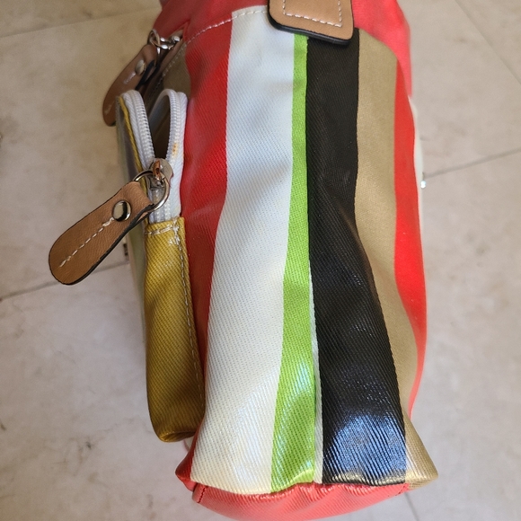 Giani Bernini multicolored striped adjustable bag - Picture 8 of 15